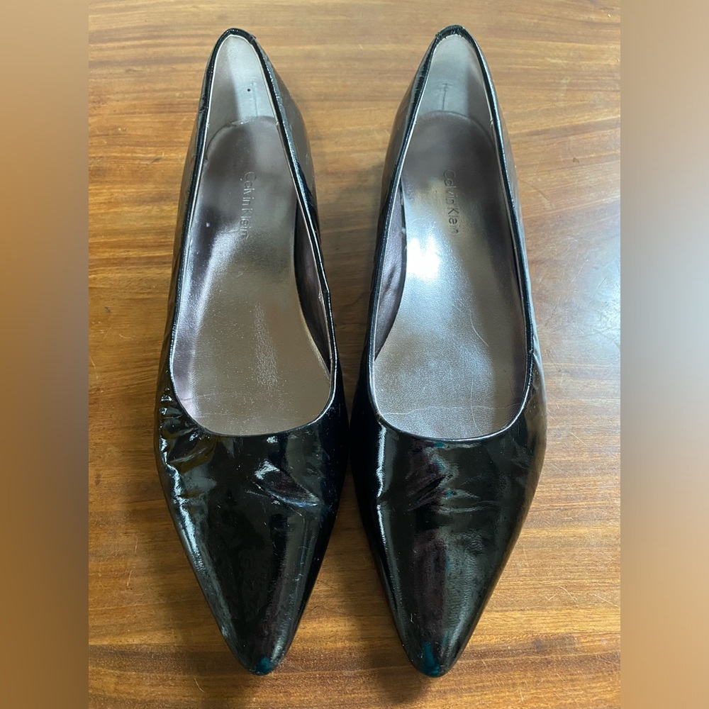 Calvin Klein Classic Patent Leather Flats
